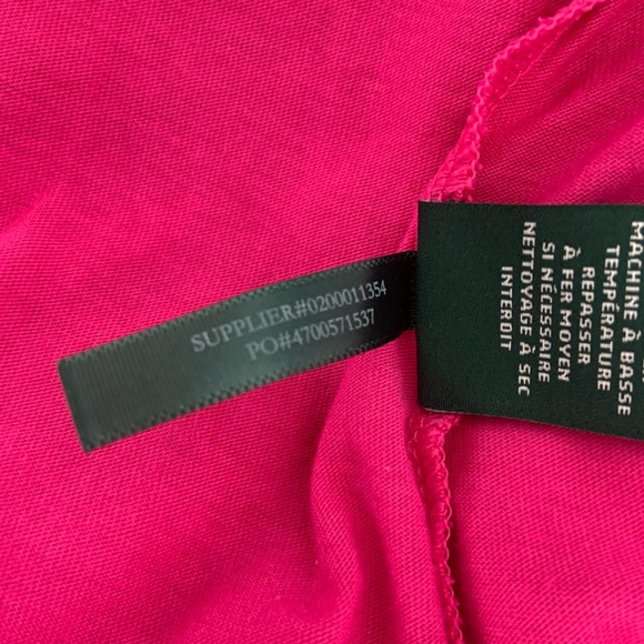 Ralph Lauren Pink Maxi Shortsleeve Dress Women’s SP small Petite - Picture 10 of 11
